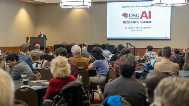 Audience photo at the Research Summit